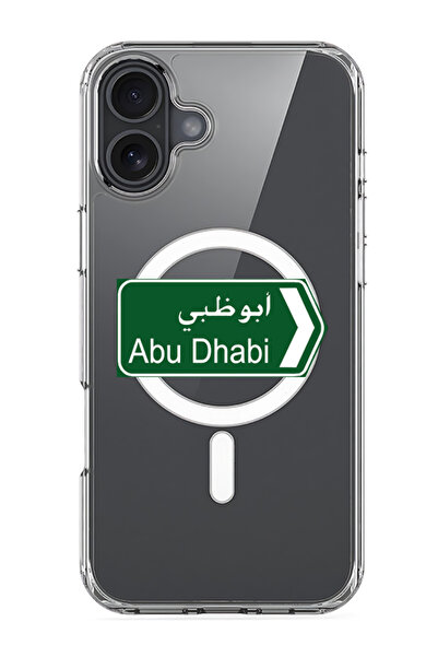 Theodor جراب ماج سيف متوافق مع آيفون ١٦، غطاء حماية مقاوم للصدمات - لوحة إعلانات أبوظبي