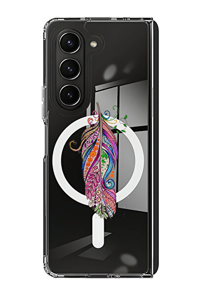 Theodor غلاف لهاتف Samsung Galaxy Z Fold 6 متوافق مع MagSafe، غطاء ممتص للصدم...