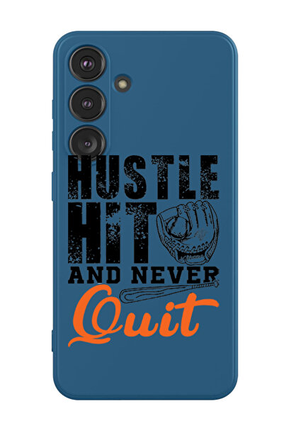 Theodor غطاء حماية سائل من السيليكون لهاتف سامسونج جالاكسي S24 بلس (أزرق) - H...