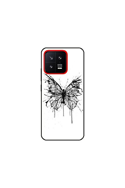 Atlas Husa personalizata si Folie de Silicon pentru Xiaomi 13, Butterfly #3, ...