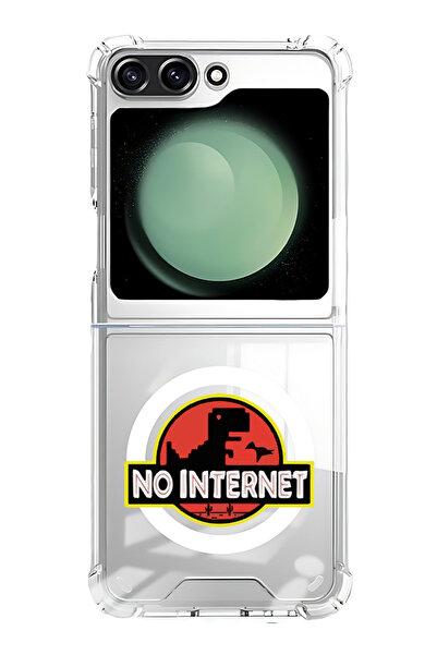 Theodor غلاف لهاتف Samsung Galaxy Z Flip 6 متوافق مع MagSafe، غطاء ممتص للصدم...