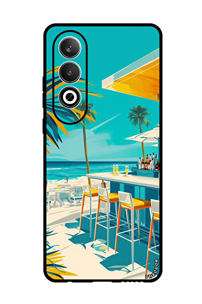 Theodor Protective Case For OnePlus Nord CE 4 a painting of a bar on the beach