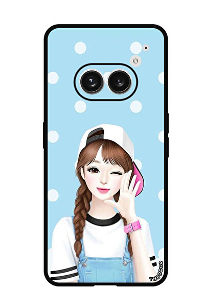 Theodor غطاء حماية مضاد للخدش والصدمات لهاتف Nothing Phone (2a) قبعة للفتيات