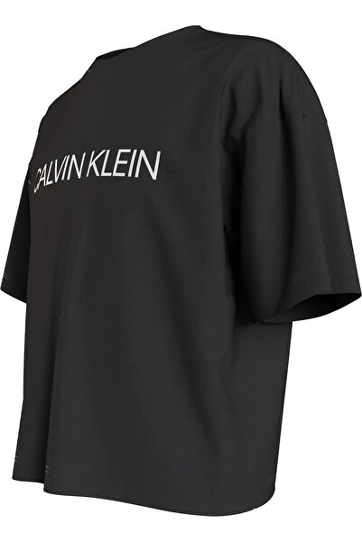 Calvin Klein INSTITUTIONAL LOGO B Kadın Siyah T-Shirt