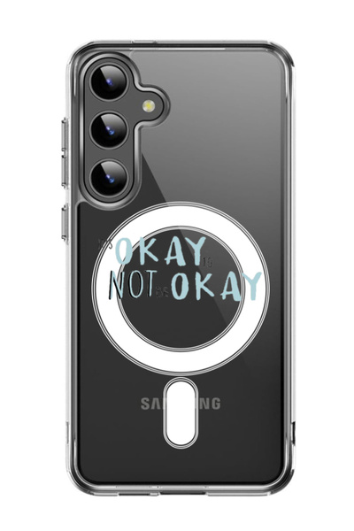 Theodor غلاف لهاتف Samsung Galaxy S24 متوافق مع MagSafe، غطاء ممتص للصدمات مق...