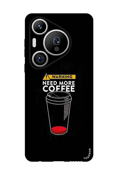 Theodor جراب واقٍ مضاد للخدش والصدمات لهاتف Huawei Pura 70 Pro Plus بلون القهوة