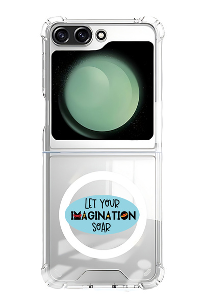 Theodor غلاف لهاتف Samsung Galaxy Z Flip 5 متوافق مع MagSafe، جراب مقاوم للصد...