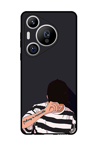 Theodor جراب حماية لهاتف هواوي بيورا 70 برو بلس لا شيء مستحيل 1