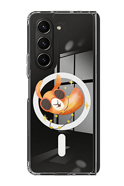 Theodor غلاف لهاتف Samsung Galaxy Z Fold 5 متوافق مع MagSafe، جراب مقاوم للصد...