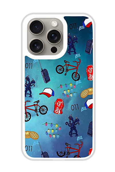 Theodor غطاء حماية لجهاز أبل آيفون 15 برو ماكس سترينجر ثينجز (مصد أبيض)