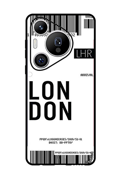 Theodor جراب واقٍ مضاد للخدش والصدمات لهاتف Huawei Pura 70 Pro، بطاقة صعود لندن