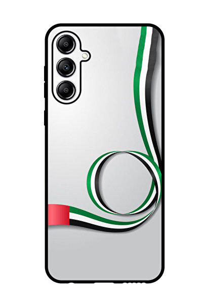 Theodor جراب واقٍ مضاد للخدش والصدمات لهاتف سامسونج جالاكسي M15، علم الإمارات...