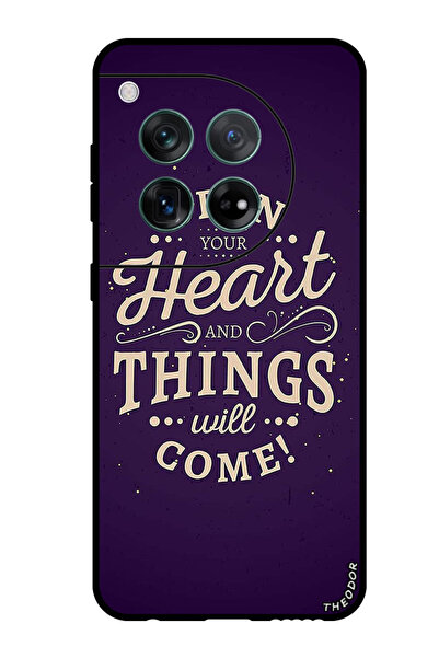 Theodor جراب واقٍ مضاد للخدش والصدمات لهاتف OnePlus 12 افتح قلبك