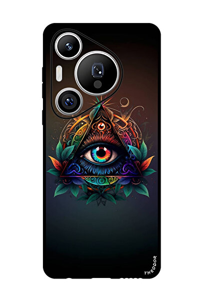 Theodor جراب واقٍ مضاد للخدش والصدمات لهاتف هواوي بيورا 70 برو، مزين برسومات ...