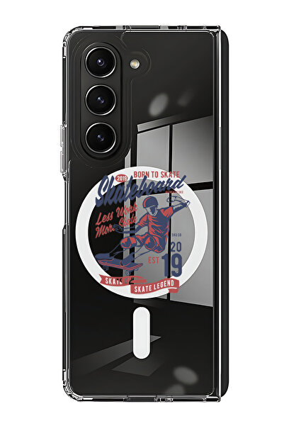 Theodor غلاف لهاتف Samsung Galaxy Z Fold 5 متوافق مع MagSafe، غطاء ممتص للصدم...