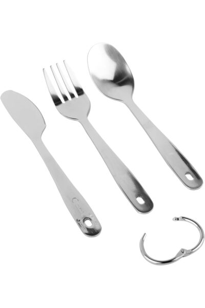COGHLANS Stainless Steel Cutlery Set – Camping & Outdoor Dinnerware Set