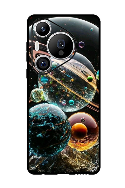 Theodor جراب واقٍ مضاد للخدش والصدمات لهاتف هواوي بيورا 70 برو بلس بلانتس 3