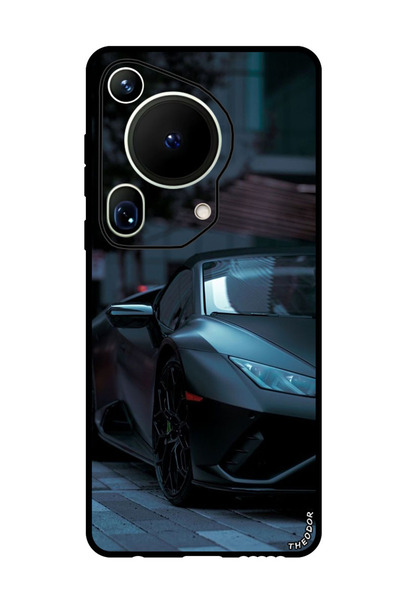 Theodor جراب واقٍ مضاد للخدش والصدمات لهاتف هواوي بيورا 70 ألترا لامبورجيني 2