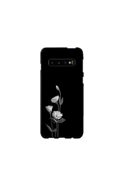 Atlas Husa personalizata Samsung Galaxy S10, Abstract Flowers, multicolor, S1...