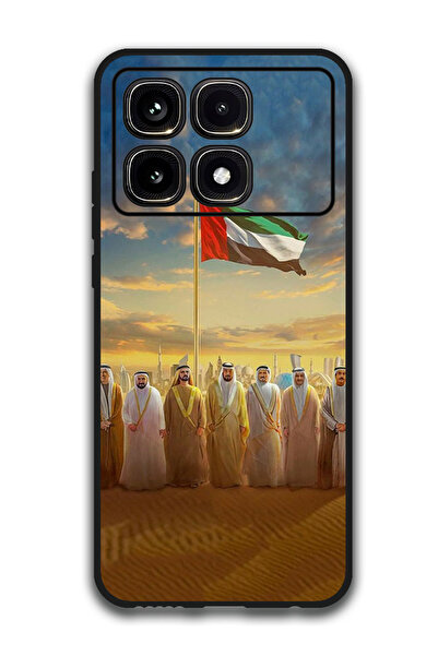 Theodor جراب واقٍ مضاد للخدش والصدمات لهاتف شاومي ريدمي K70 ألترا، علم الإمار...