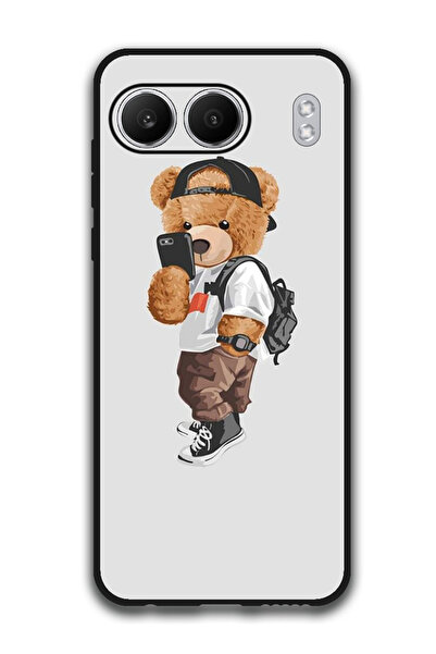 Theodor جراب واقٍ مضاد للخدش والصدمات لهاتف OnePlus Nord 4 Teddy يلتقط صورة ش...