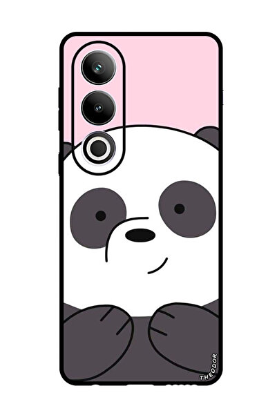 Theodor جراب واقٍ مضاد للخدش والصدمات لهاتف OnePlus Ace 3V باندا سمايلنج