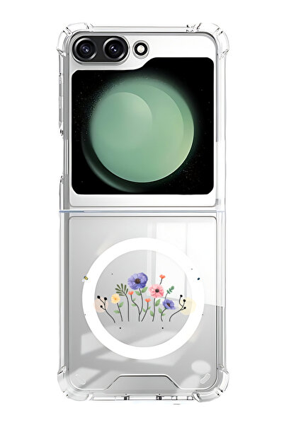 Theodor Case for Samsung Galaxy Z Flip 5 Compatible with MagSafe, Shockproof ...