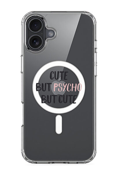 Theodor جراب ماج سيف متوافق مع آيفون 16، غطاء ممتص للصدمات للهاتف - لطيف نفسي