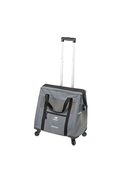 Ferplast Voyager 450 Tekerlekli Evcil Hayvan Taşıma Çantası Gri 46x26x48cm