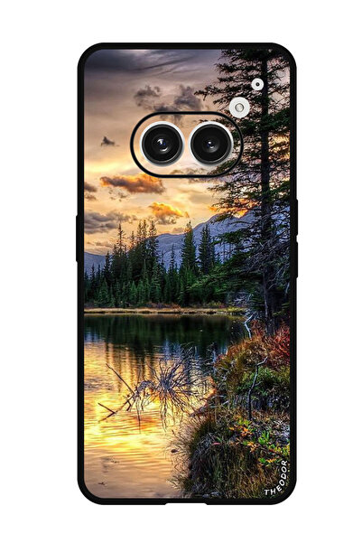 Theodor جراب واقٍ مضاد للخدش والصدمات لهاتف Nothing Phone (2a) Nature
