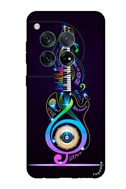 Theodor جراب واقٍ مضاد للخدش والصدمات لهاتف OnePlus 12 جيتار موسيقي