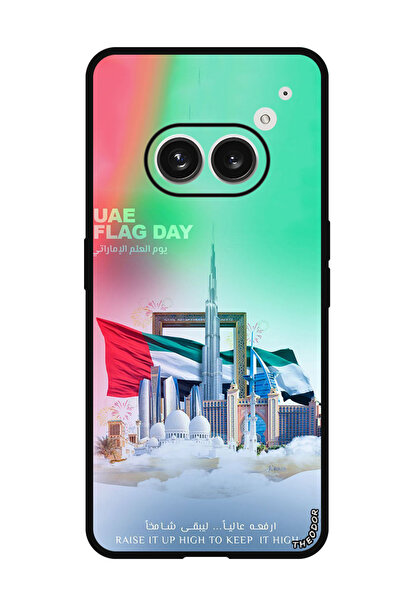 Theodor غطاء حماية مضاد للخدش والصدمات لهاتف لا شيء (2أ) يوم علم الإمارات السعيد