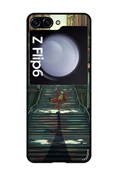 Theodor جراب واقٍ مضاد للخدش والصدمات لهاتف Samsung Galaxy Z Flip 6، الجوكر ع...
