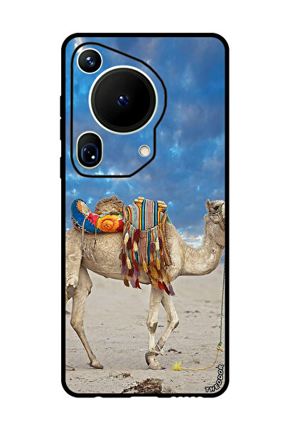 Theodor جراب واقٍ مضاد للخدش والصدمات لهاتف هواوي بيورا 70 ألترا - لون الجمل