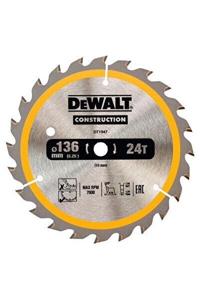 Dewalt - Circular saw blade for wood, 136x10mm, 24 teeth [DT1947-QZ]