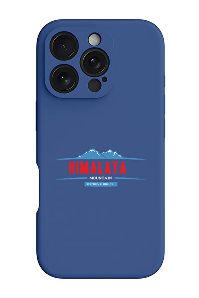 Theodor غطاء حماية سيليكون سائل مقاوم للصدمات لجهاز iPhone 16 Pro باللون الأز...