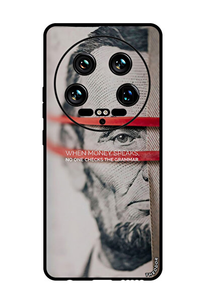 Theodor جراب واقٍ مضاد للخدش والصدمات لهاتف Xiaomi 14 Ultra عندما يتحدث المال