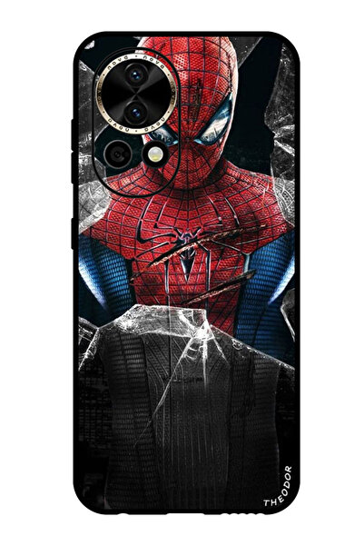 Theodor جراب واقٍ مضاد للخدش والصدمات لهاتف هواوي نوفا 12 كراك سبايدرمان