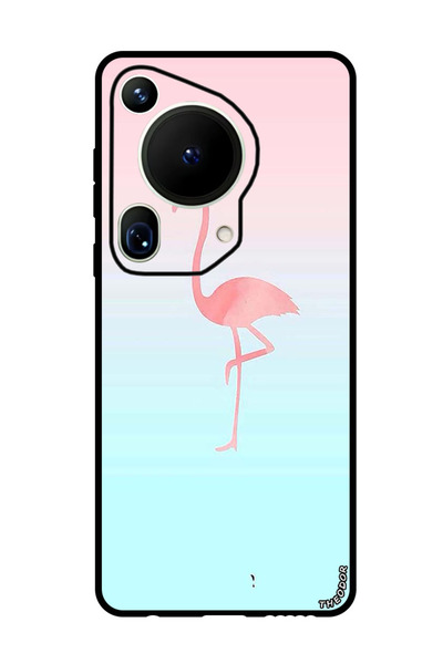 Theodor جراب واقٍ مضاد للخدش والصدمات لهاتف هواوي بيورا 70 ألترا، لون وردي فل...