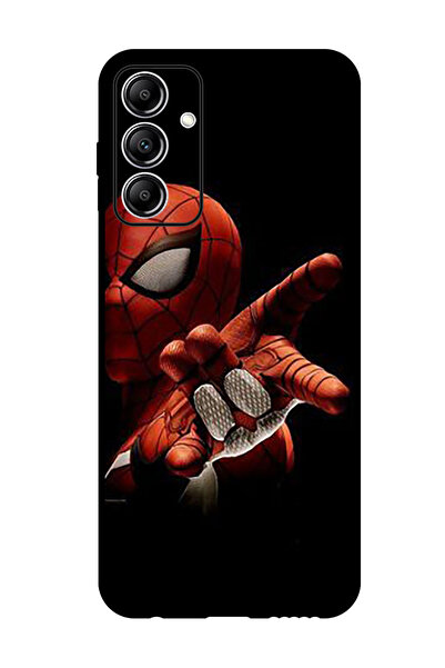 Theodor غطاء حماية مضاد للخدش والصدمات لهاتف سامسونج جالاكسي A55، بتصميم سبايدر وول