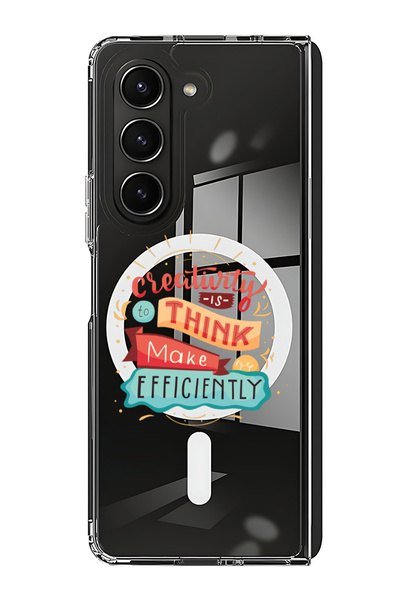 Theodor غلاف لهاتف Samsung Galaxy Z Fold 5 متوافق مع MagSafe، غطاء ممتص للصدم...