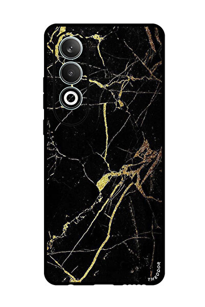 Theodor جراب واقٍ مضاد للخدش والصدمات لهاتف OnePlus Nord CE 4 بملمس رخامي