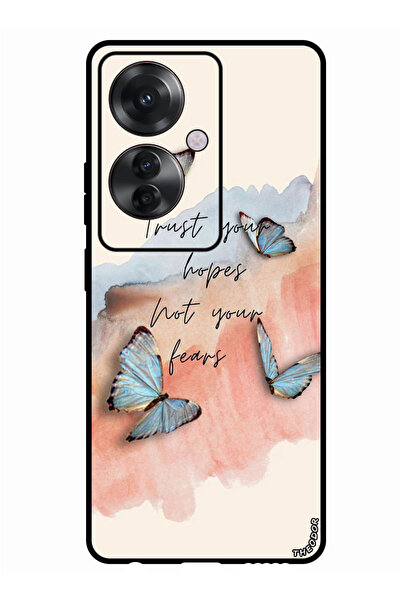 Theodor جراب واقٍ مضاد للخدش والصدمات لهاتف Oppo F25 Pro، ثق في الآمال