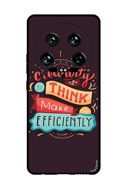 Theodor جراب واقٍ مضاد للخدش والصدمات لهاتف Xiaomi 14 Ultra الإبداع هو التفكير