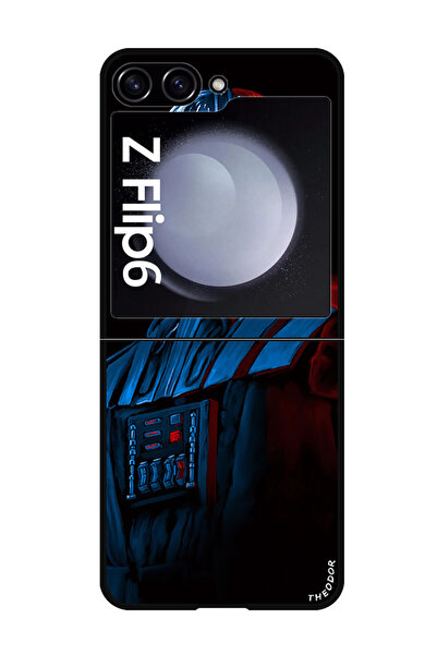 Theodor حافظة واقية لهاتف سامسونج جالاكسي Z Flip 6 فلافيانو-أوليفيرا-دارث-v