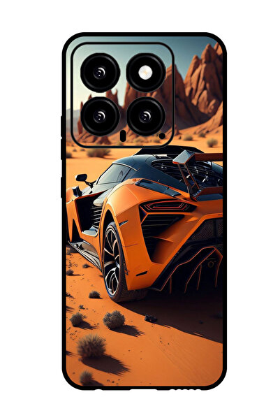 Theodor جراب واقٍ مضاد للخدش والصدمات لهاتف Xiaomi 14 Car في الصحراء