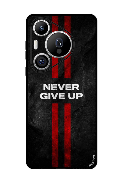 Theodor جراب حماية لهاتف هواوي بيورا 70 برو بلس، خطوط لا تستسلم أبدًا