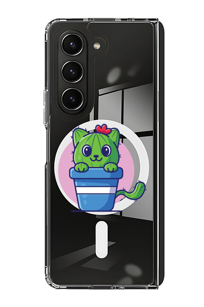 Theodor غلاف لهاتف Samsung Galaxy Z Fold 6 متوافق مع MagSafe، جراب مقاوم للصد...