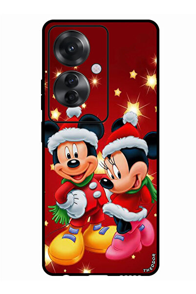 Theodor جراب واقٍ مضاد للخدش والصدمات لهاتف Oppo F25 Pro ميكي ماوس