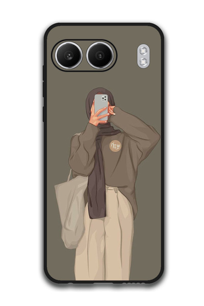 Theodor جراب واقٍ مضاد للخدش والصدمات لهاتف OnePlus Nord 4، صورة فتاة